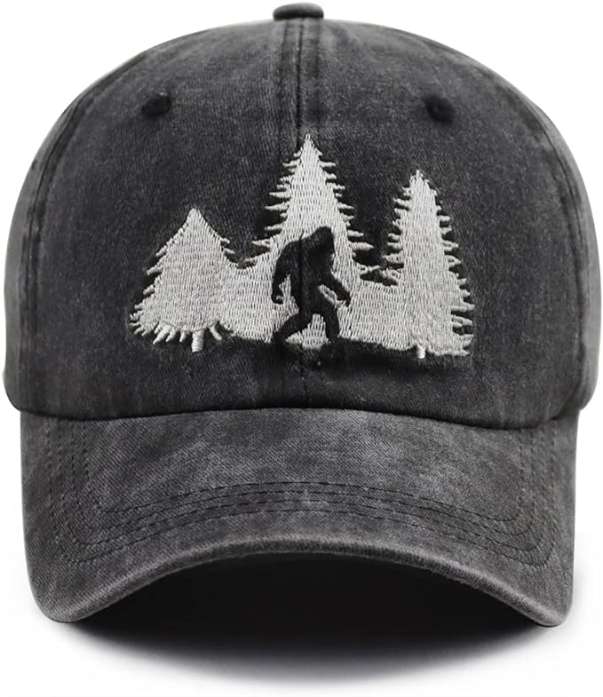 Bigfoot baseball hat - Black