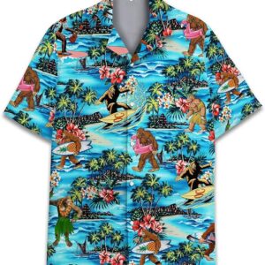 Bigfoot Hawaiian Shirts