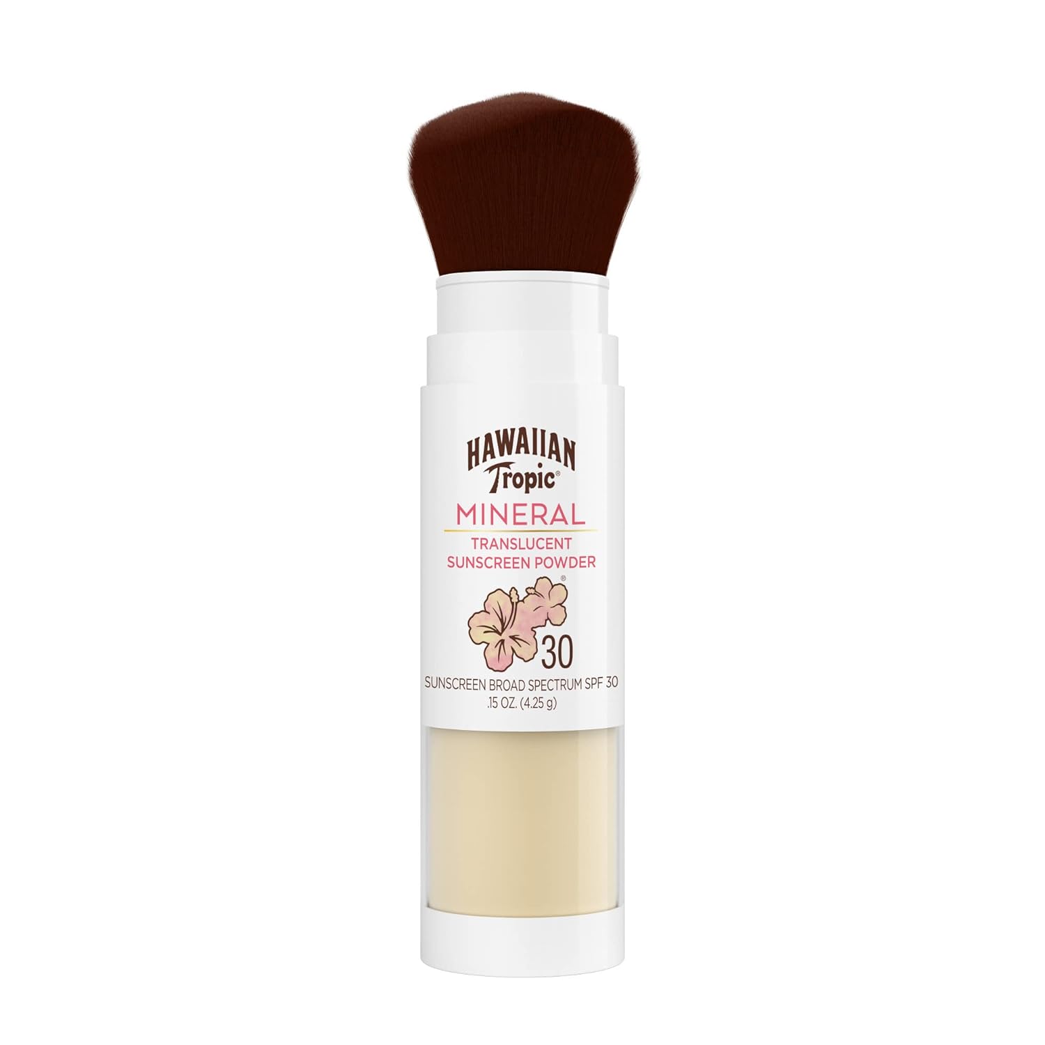 Hawaiian Tropic Mineral Powder Sunscreen Brush SPF 30