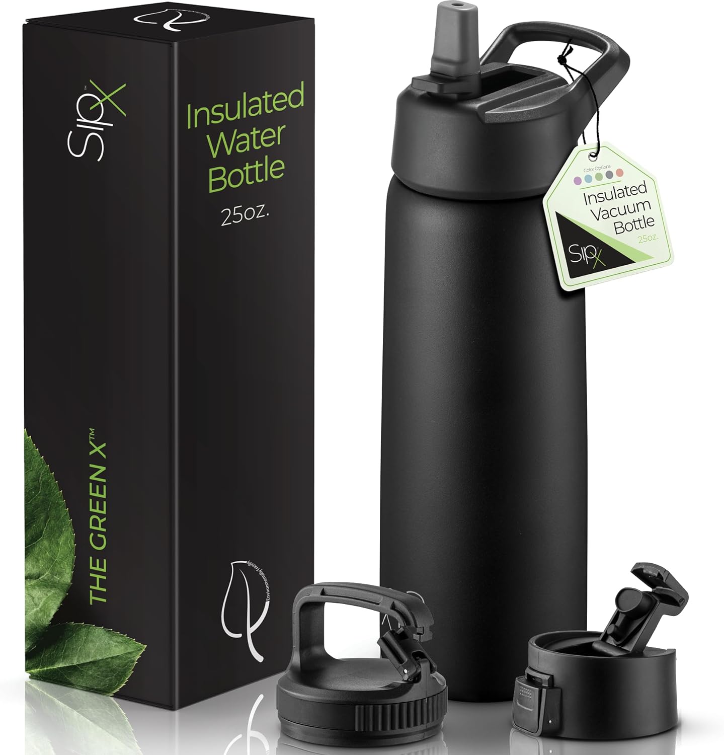 SipX™ Triple-Insulated Stainless Steel Water Bottle 25oz.