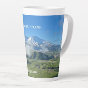 Mount St. Helens Latte Mug
