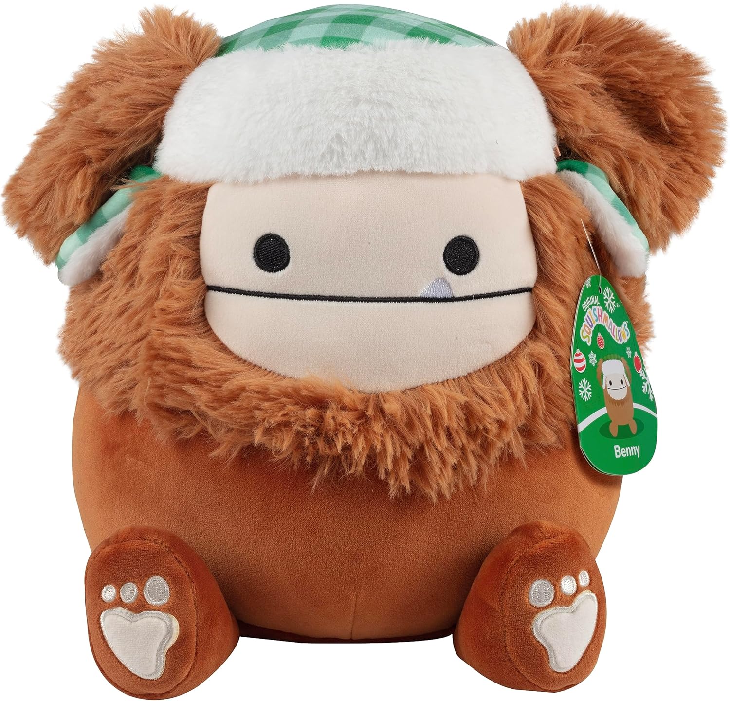 Squishmallows Original 10-Inch Benny The Bigfoot