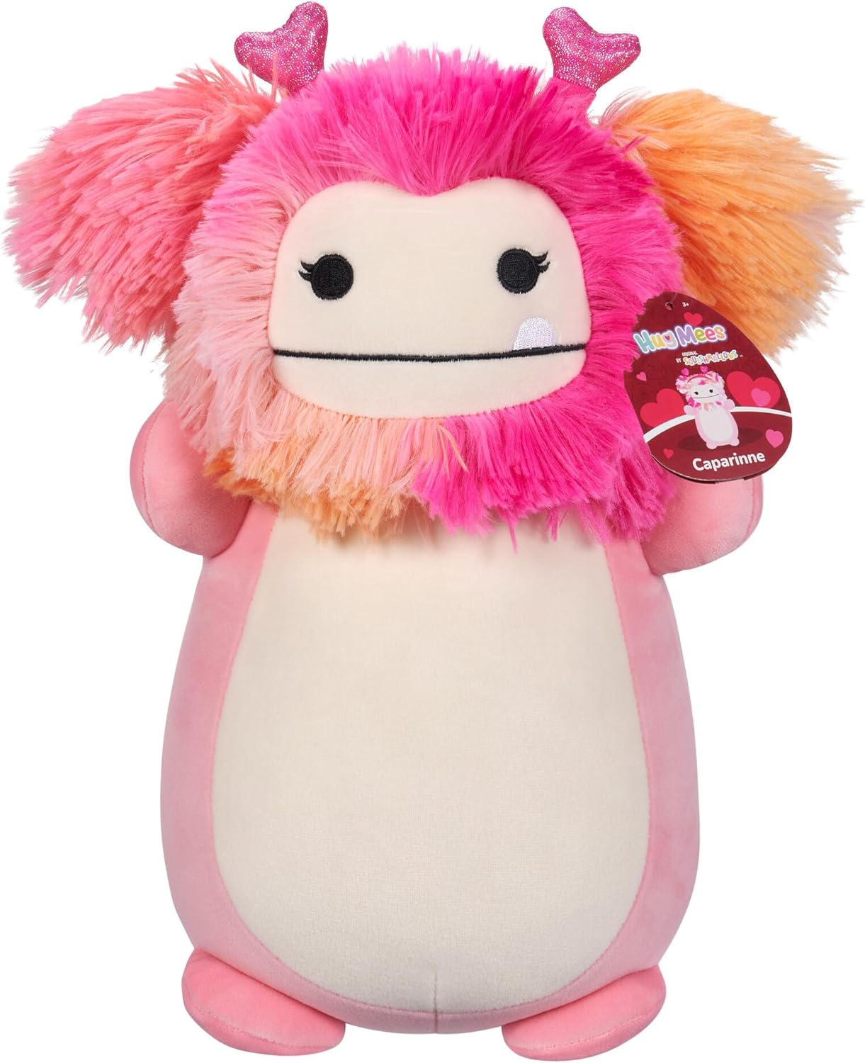 Squishmallows HugMees Caparinne Pink Bigfoot